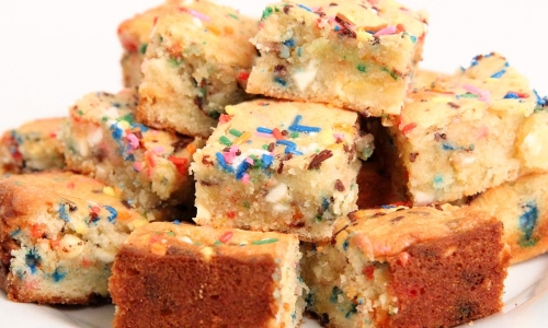 Confetti Cake Blondies