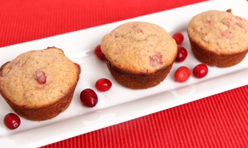 Cranberry Sauce Muffins