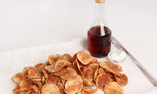 Homemade Salt and Vinegar Chips