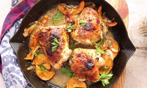 Honey Mustard Roasted Chicken