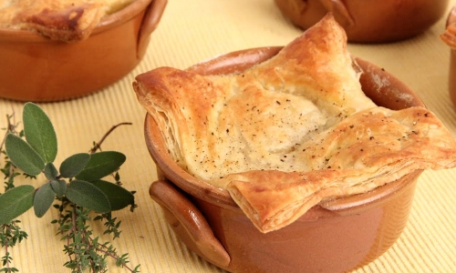 Mini Turkey Meatball Pot Pies