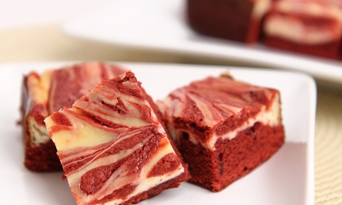 Red Velvet Cheesecake Brownies