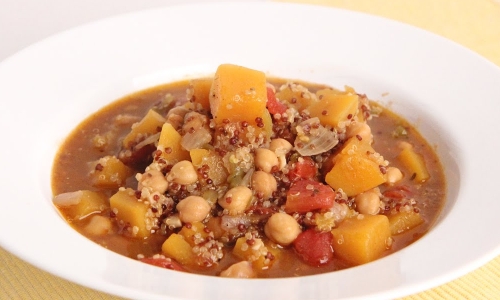 Tex Mex Butternut Squash and Quinoa Stew