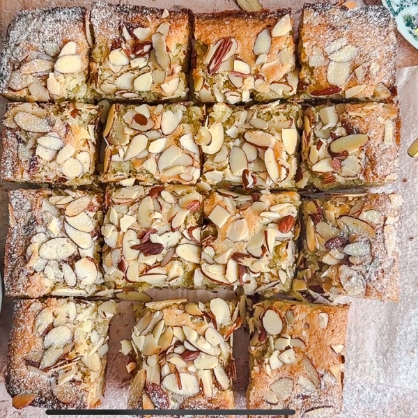 Almond Croissant Blondies