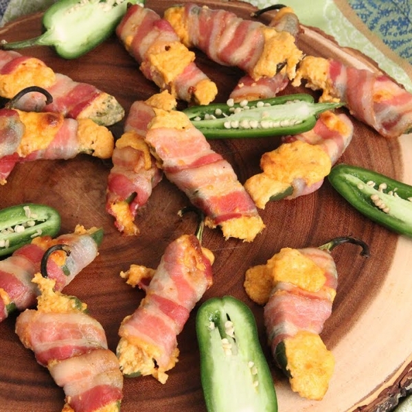 Bacon Wrapped Jalapeno Poppers