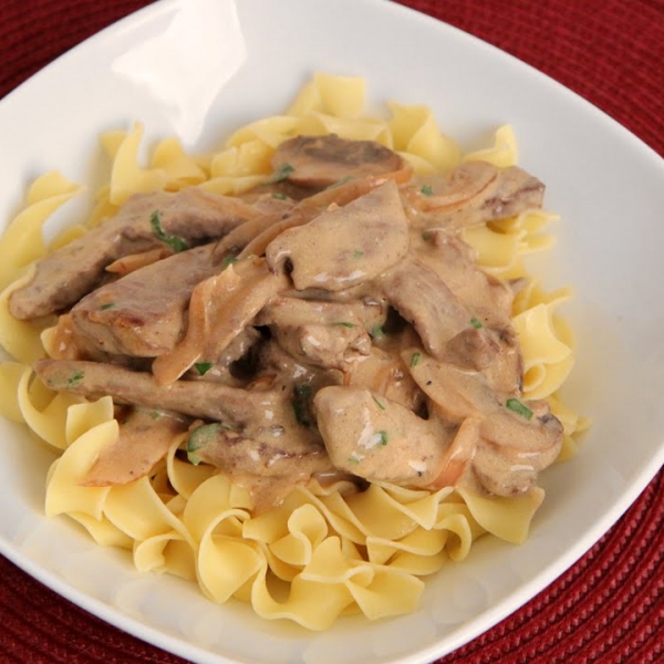 Beef Stroganoff