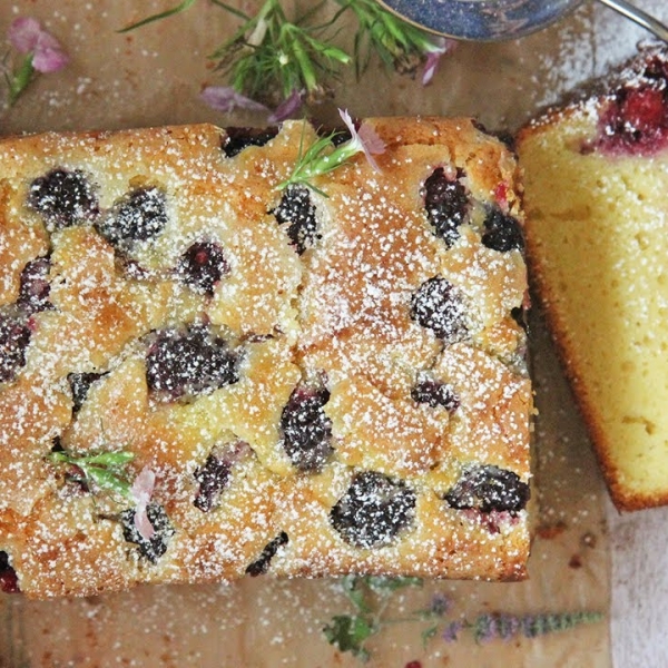 Blackberry Limoncello Cake