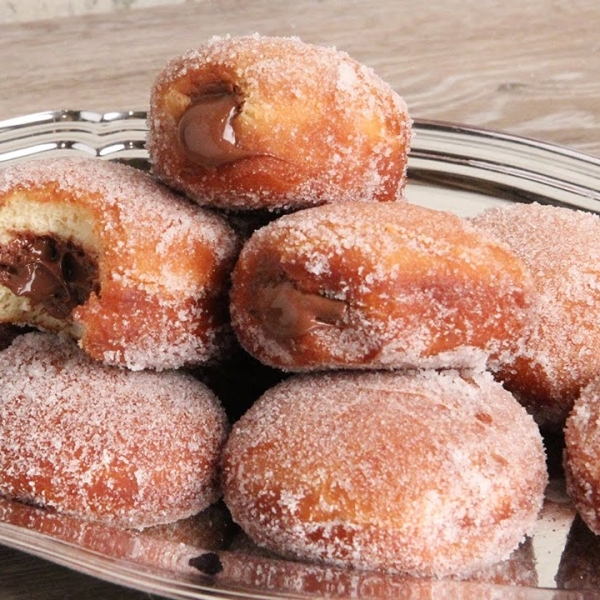 Bomboloni with Nutella