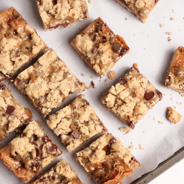 Caramel Chocolate Oatmeal Bars