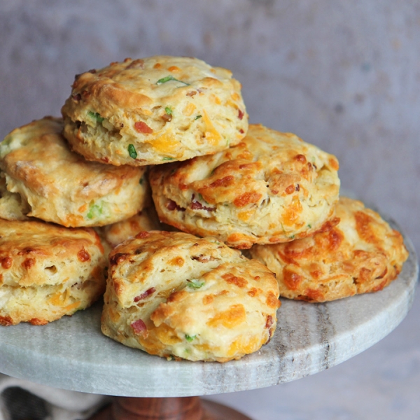 Cheddar Bacon Scones