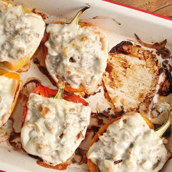 Cheesesteak Stuffed Peppers