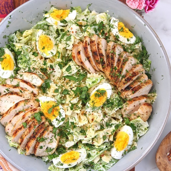 Chicken Cesar Pasta Salad