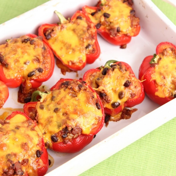 Chili Stuffed Pepppers