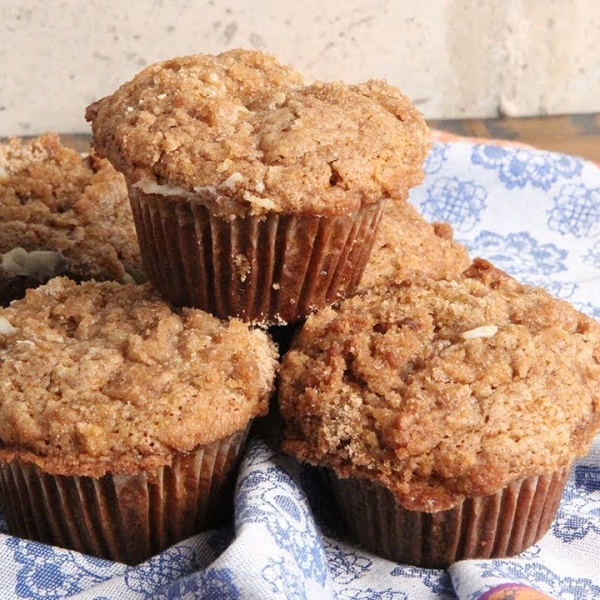 Cream Cheese Stuffed Pumpkin Muffins