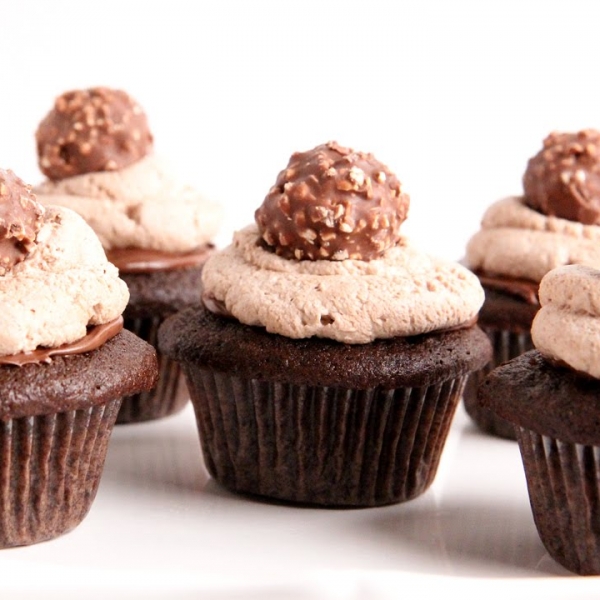 Ferrero Rocher Cupcakes