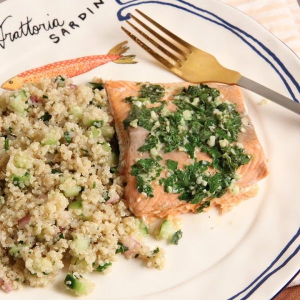 Garlic Butter Baked Salmon