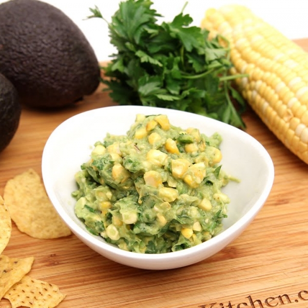 Grilled Corn Guacamole