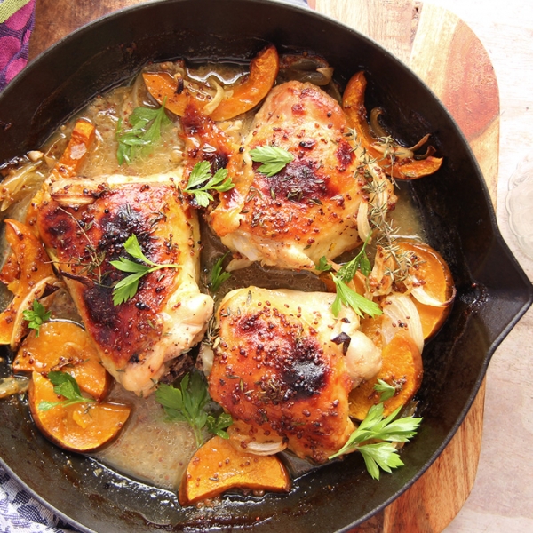 Honey Mustard Roasted Chicken