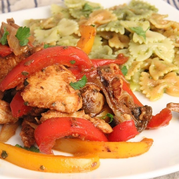 Italian Chicken Stir Fry with Vegetables