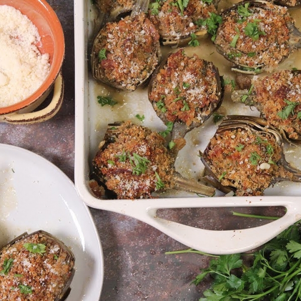 Italian stuffed artichokes 