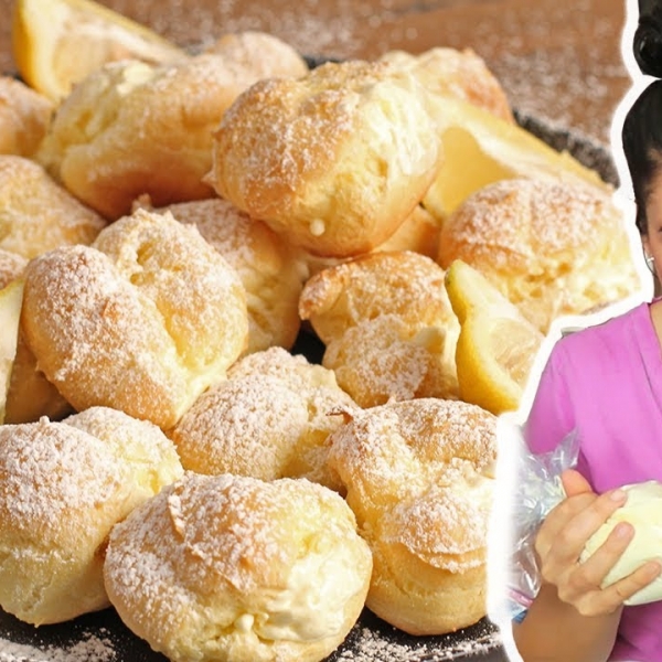 Lemon Cream Puffs