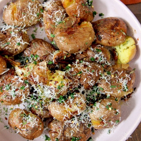 One Pan Crispy potatoes