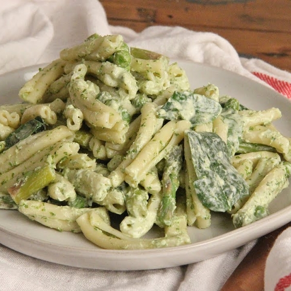 Pasta Salad with Green Goddess Dressing