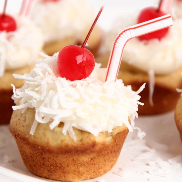 Pina Colada Cupcakes