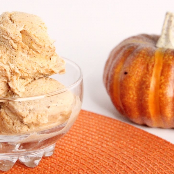 Pumpkin Ice Cream NO MACCHINE