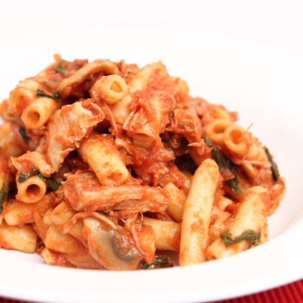 Quick Turkey Cacciatore Pasta