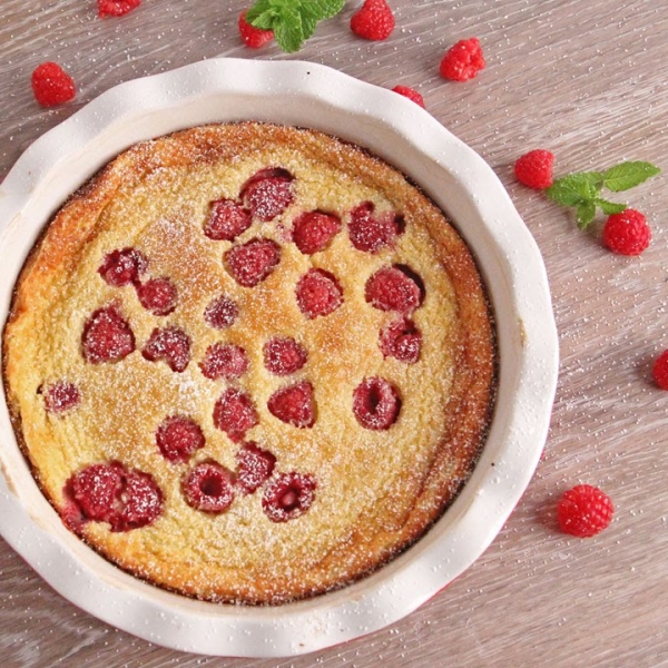 Raspberry Clafouti