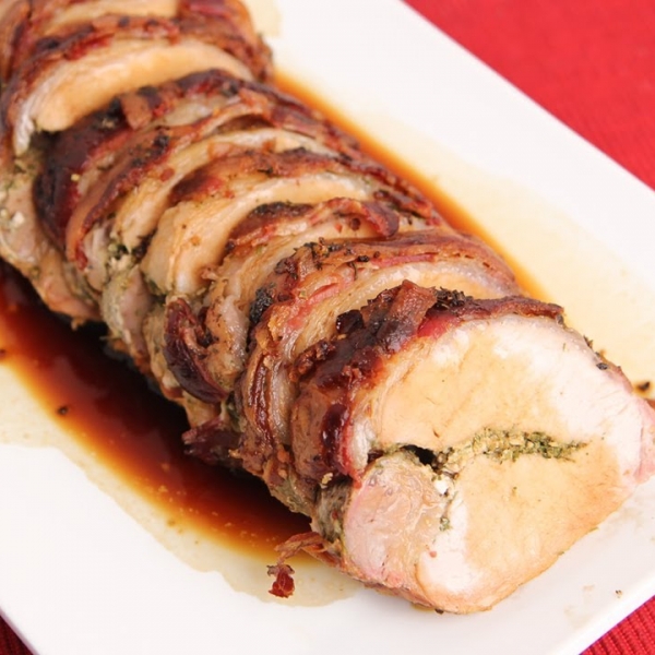 Rosemary Stuffed Pork Loin