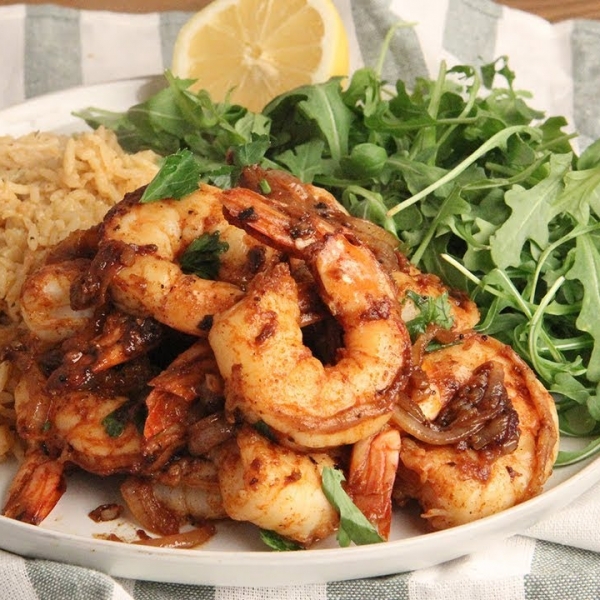 Smoky Shrimp and Rice Pilaf