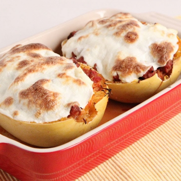 Spaghetti Squash Lasagna Bowls