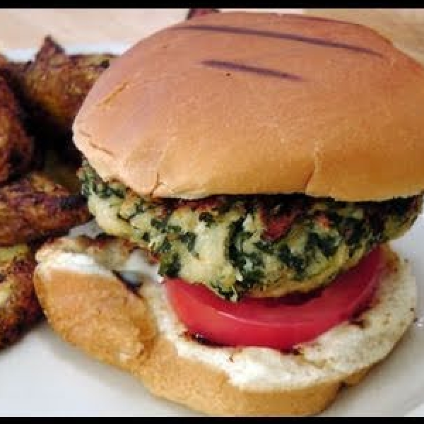 Spinach Turkey Burger