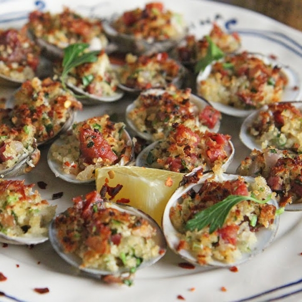 Stuffed Baked Clams