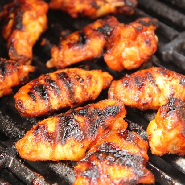 Sweet and Spicy Grilled Wings