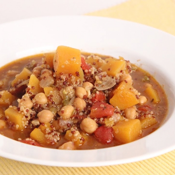 Tex Mex Butternut Squash and Quinoa Stew