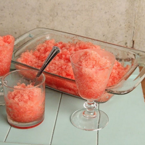 Watermelon Lime Granita