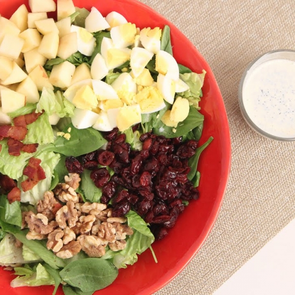 Winter Cobb Salad with Poppyseed Dressing